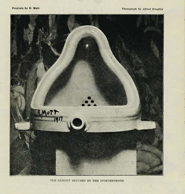 Figure 3. Fountain by Marcel Duchamp